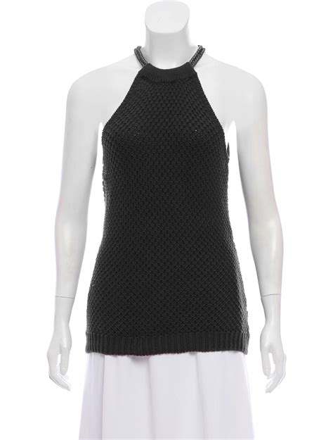 michael kors knit tops|michael kors sleeveless tops.